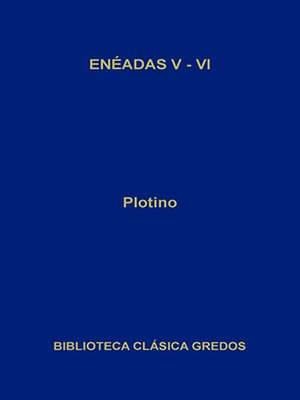 cover image of Enéadas V-VI